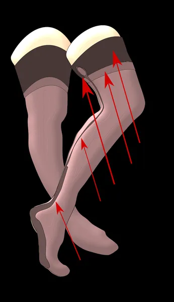 Fully fashioned stockings