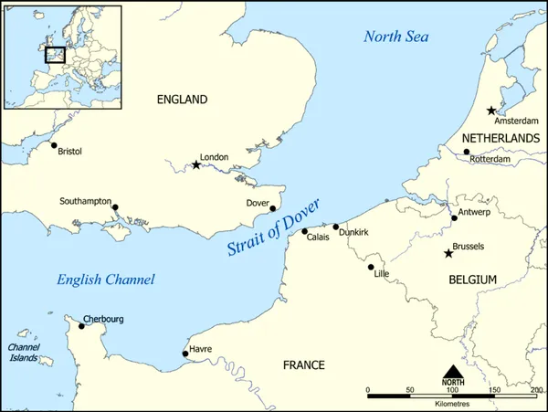 Dover Strait coastal guns
