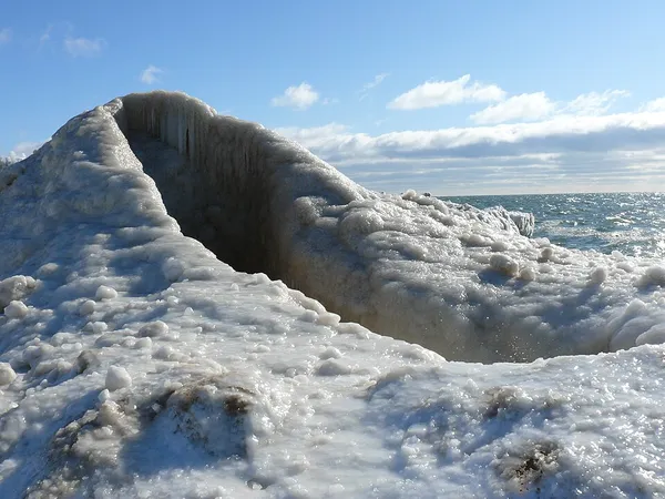 Ice volcano
