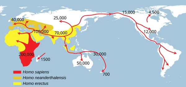 Early human migrations