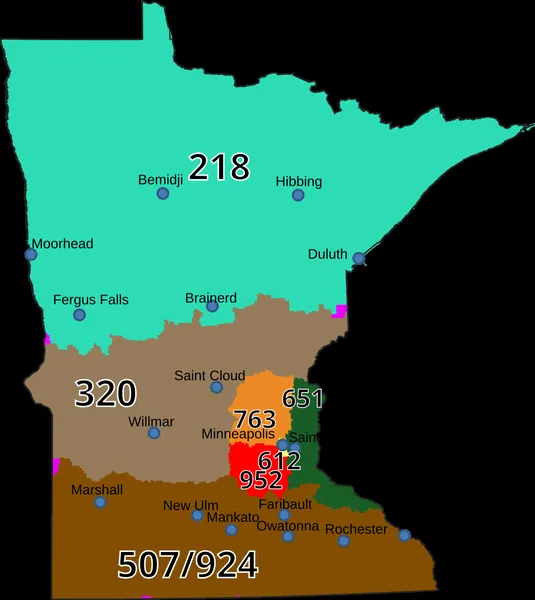 Area code 218