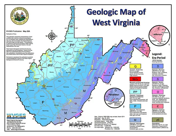 Geology of West Virginia