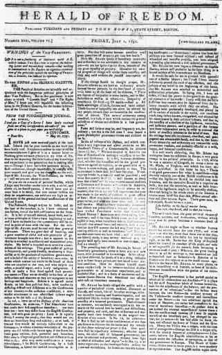 Herald of Freedom (Boston newspaper)