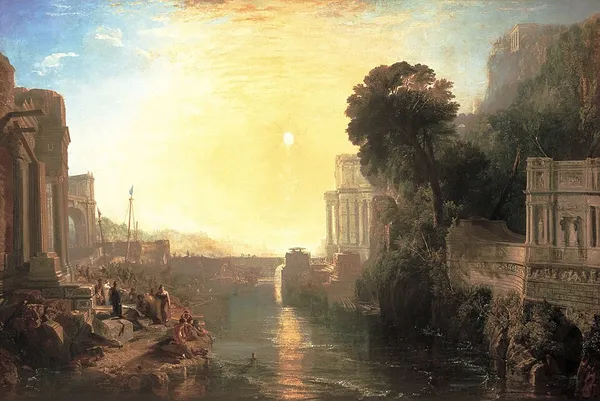Dido building Carthage