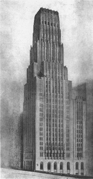 Eliel Saarinen's Tribune Tower design