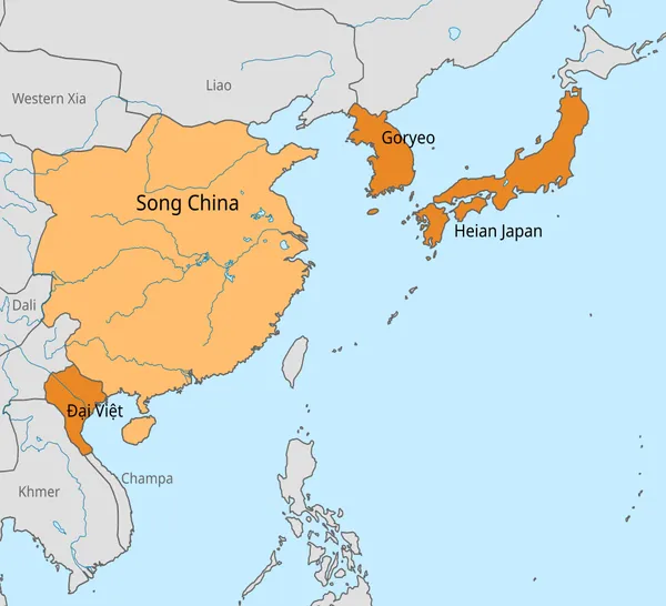 Adoption of Chinese literary culture