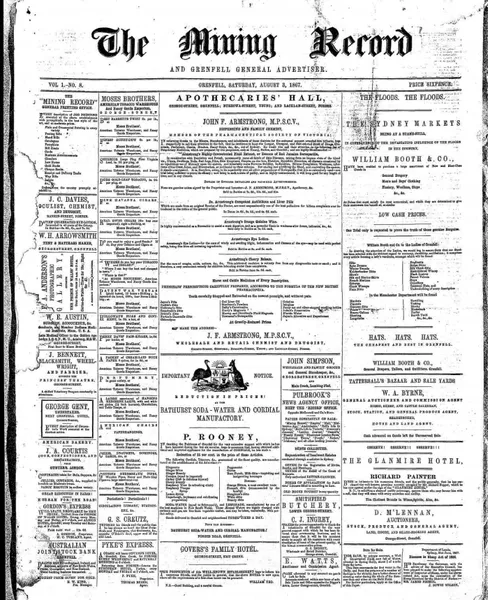 Grenfell Record and Bland Advertiser