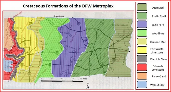 Geology of the Dallas–Fort Worth Metroplex