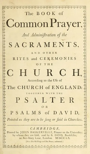 Book of Common Prayer