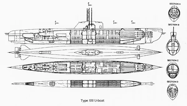 German submarine U-3503