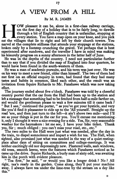 A View from a Hill (short story)