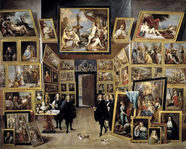 Archduke Leopold Wilhelm in his Painting Gallery in Brussels