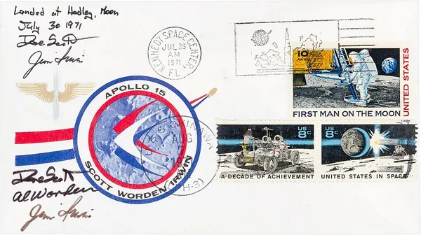 Apollo 15 postal covers incident