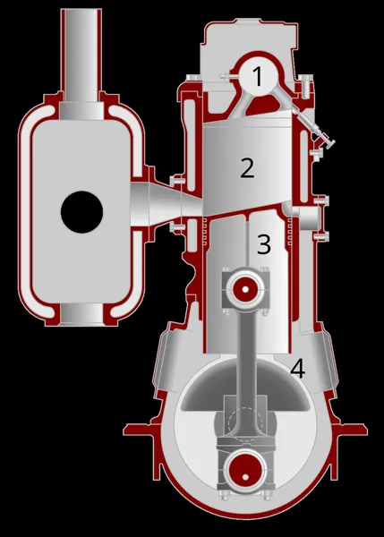 Hot-bulb engine