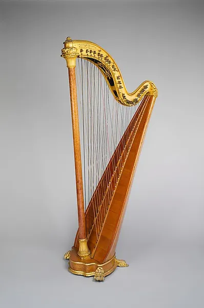 Cross-strung harp