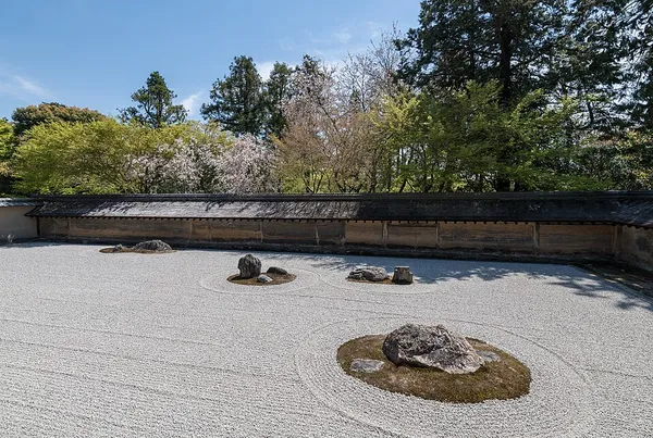 Japanese dry garden