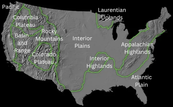 Geology of the United States