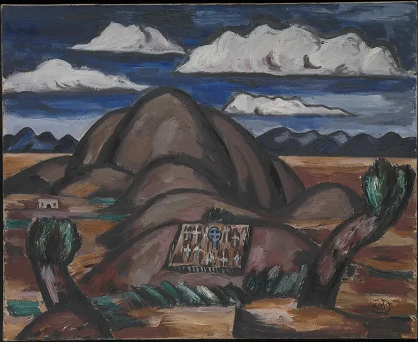 Cemetery, New Mexico (Marsden Hartley)