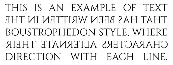 Boustrophedon