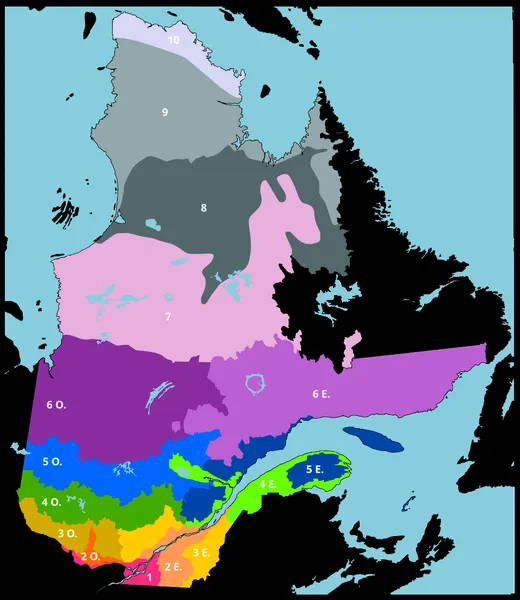 Ecological regions of Quebec