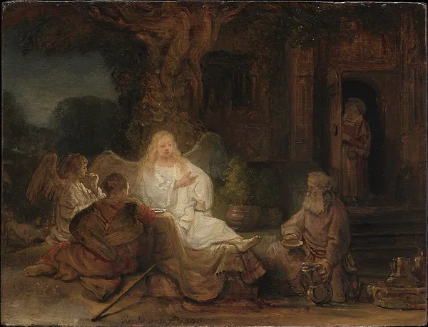 Abraham Serving the Three Angels