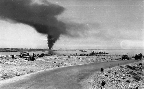 Axis capture of Tobruk