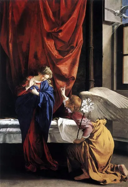 Annunciation (Orazio Gentileschi, 1623)