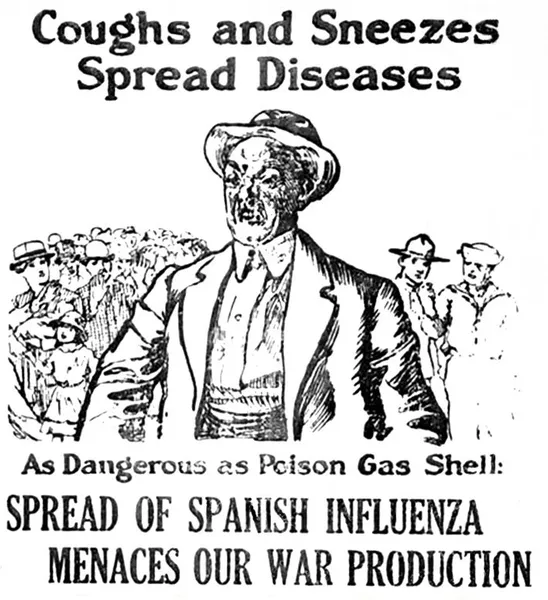 Coughs and sneezes spread diseases