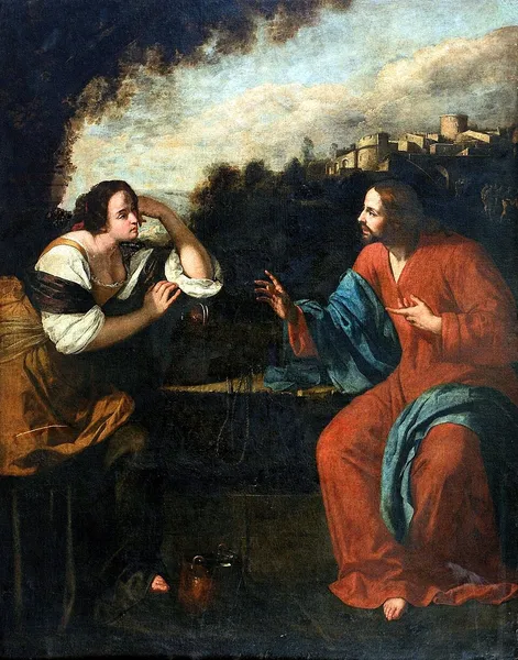 Christ and the Samaritan Woman (Artemisia Gentileschi)