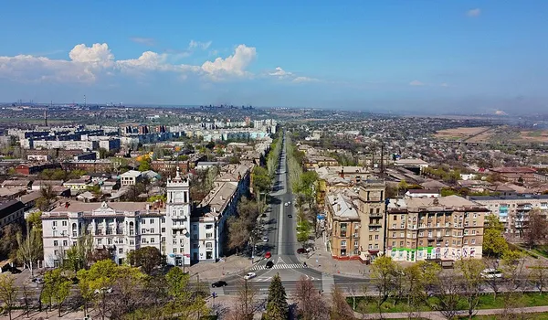 Houses with a spire (Mariupol)