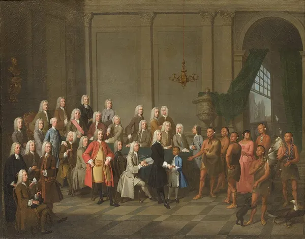 Audience Given by the Trustees of Georgia to a Delegation of Creek Indians
