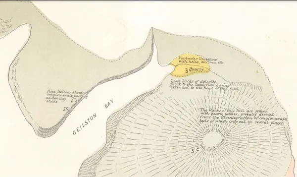 Geilston Bay fossil site