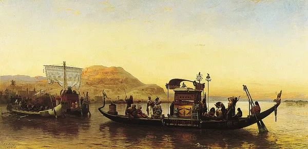 Funeral of a Mummy on the Nile