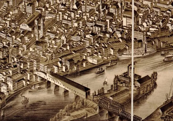 Great Fire (The Burning of Troy in 1862)