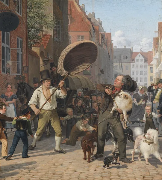 A Street Scene in the Dog Days
