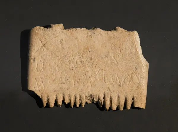 Canaanite ivory comb