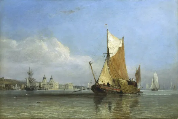 Hay Barge off Greenwich