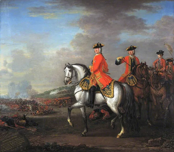 George II at the Battle of Dettingen