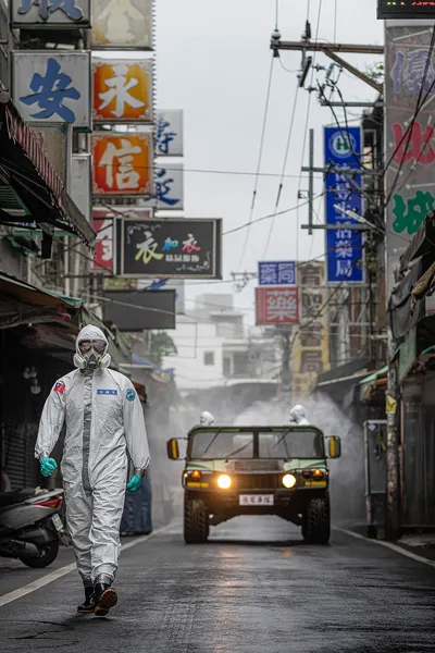 COVID-19 cluster infection incident at Taiwan Taoyuan International Airport