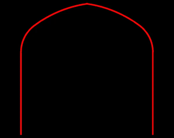 Four-centred arch