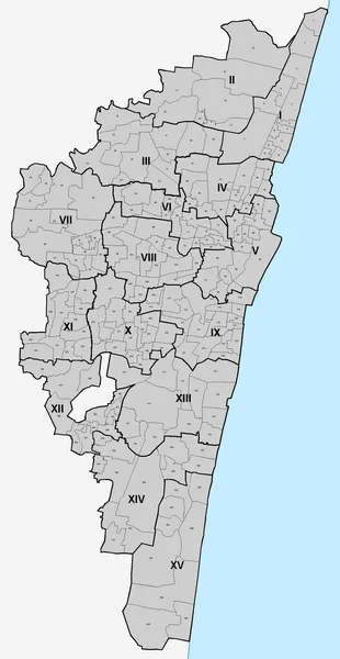 Administrative divisions of Chennai